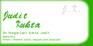 judit kukta business card